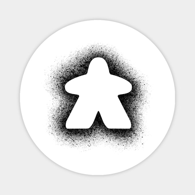 Meeple Spray - Black Magnet by Jobby